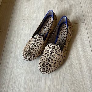 Rothy’s The Loafer in discontinued Leopard print